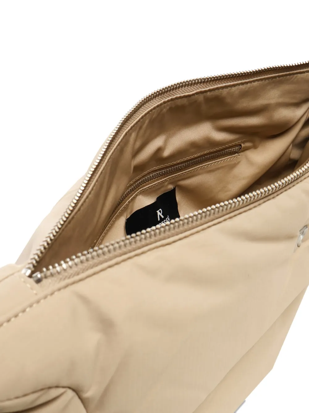 Represent Leren messengertas Beige