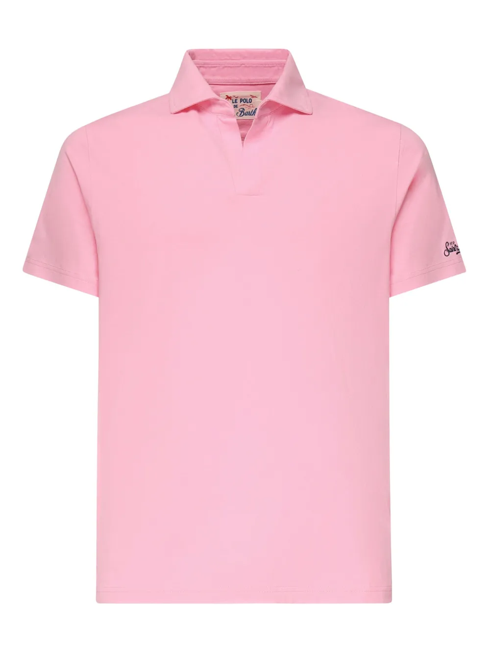 MC2 Saint Barth Brighton embroidered-logo polo shirt Roze
