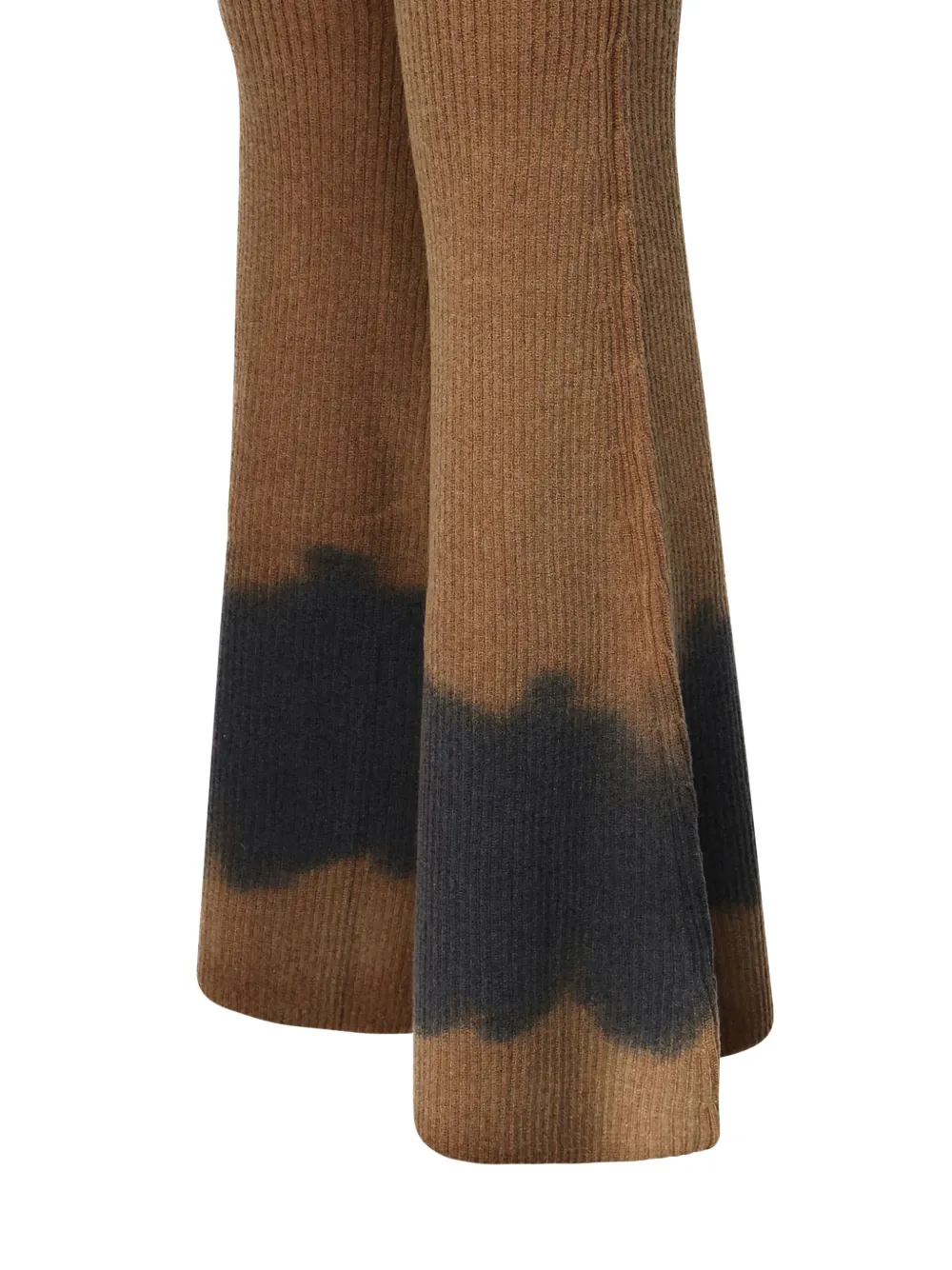 Akep ribbed flared trousers Bruin