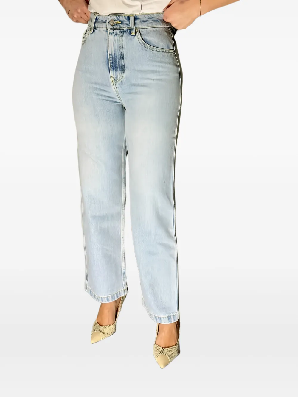 VICOLO logo-patch jeans | Blue | Image 1