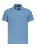 MC2 Saint Barth embroidered-sleeve polo shirt - Blue