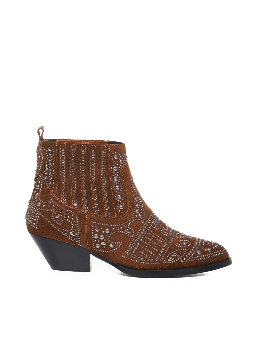 Bibi Lou studded suede ankle boots - ブラウン Bibi Lou studded suede ankle boots - ブラウン
