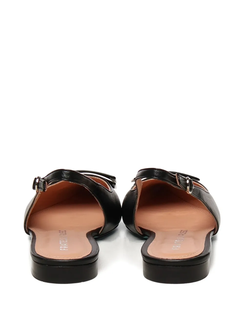Fratelli Russo Elvira buckled slingback pumps Black