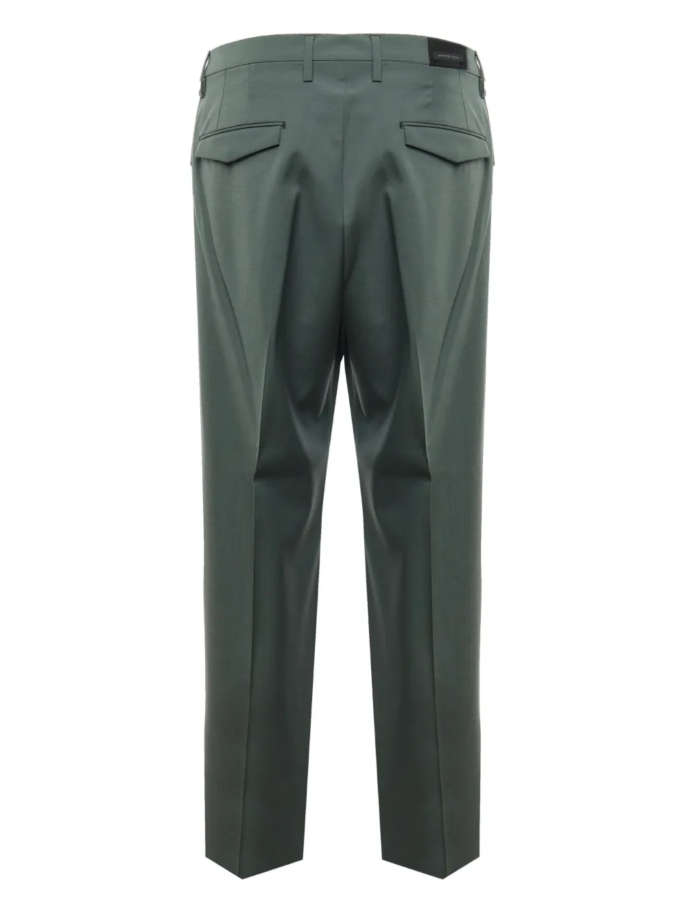 michael coal Broek met geplooide details Groen