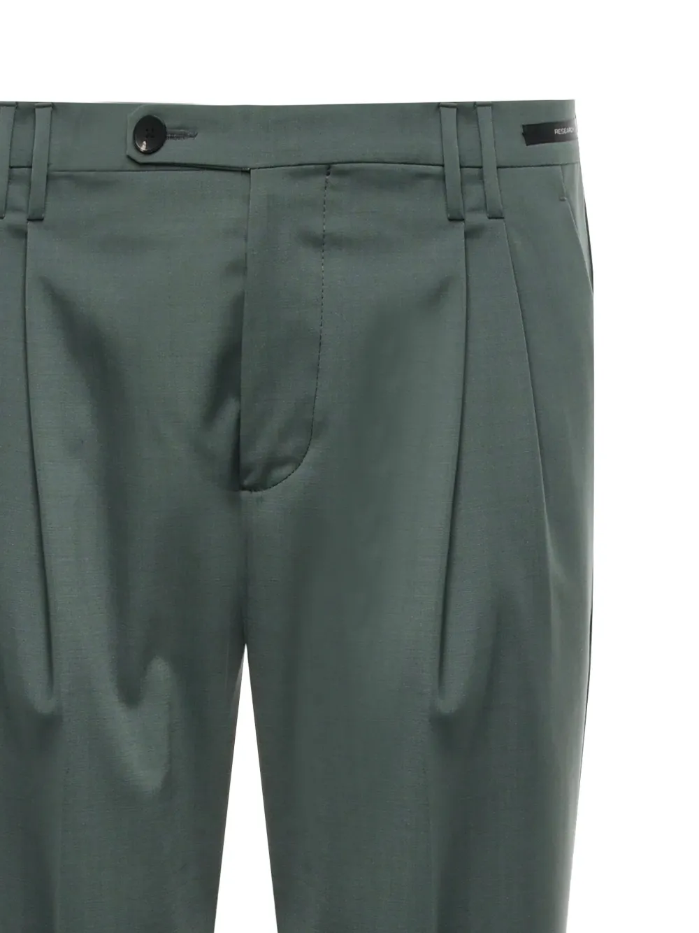 michael coal Broek met geplooide details Groen