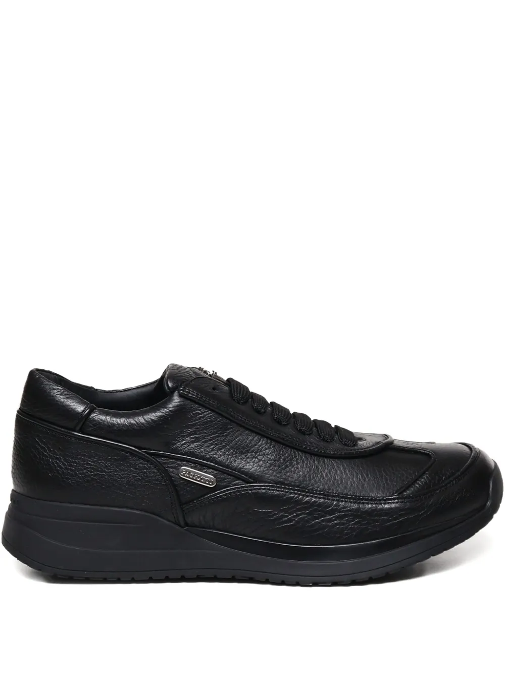 Cesare Paciotti Story lace-up leather sneakers Black