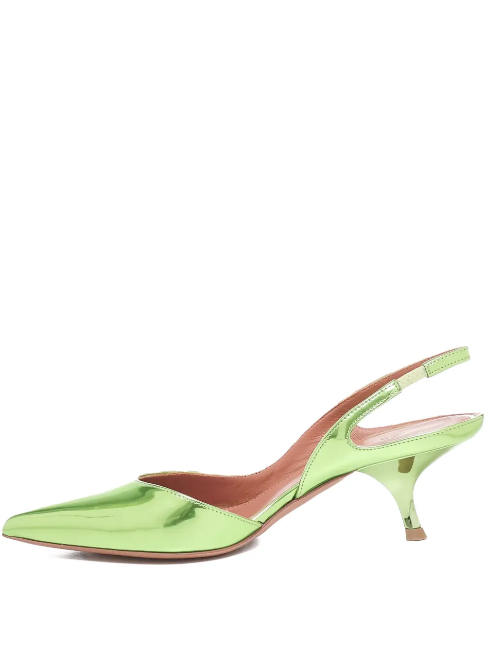 Aldo Castagna pointed slingback sandals Green
