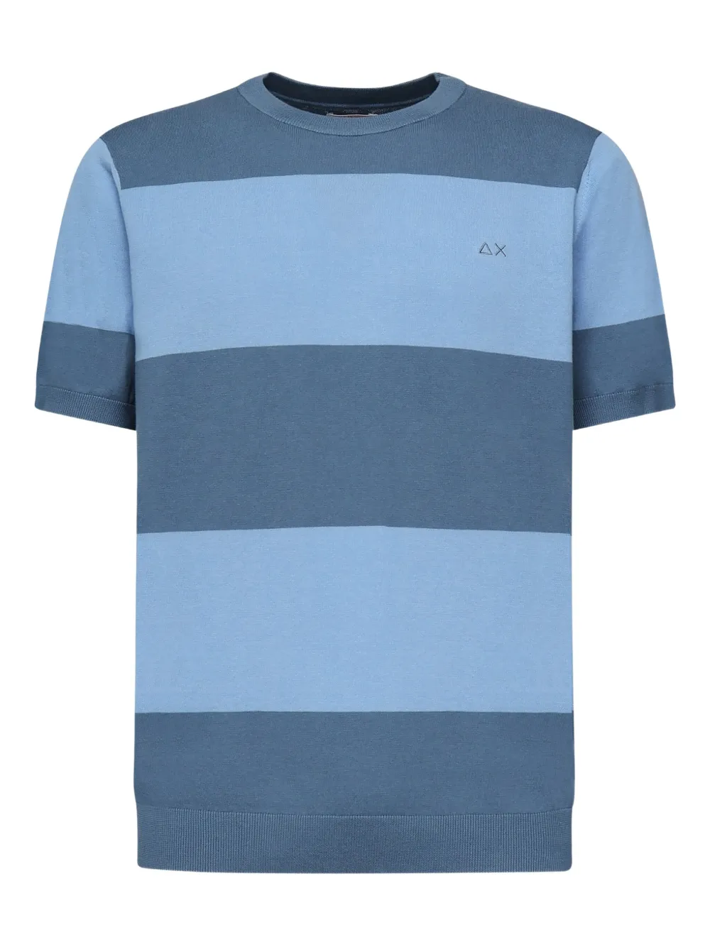 Sun68 ストライプ Tシャツ - ブルー Sun68 ストライプ Tシャツ - ブルー