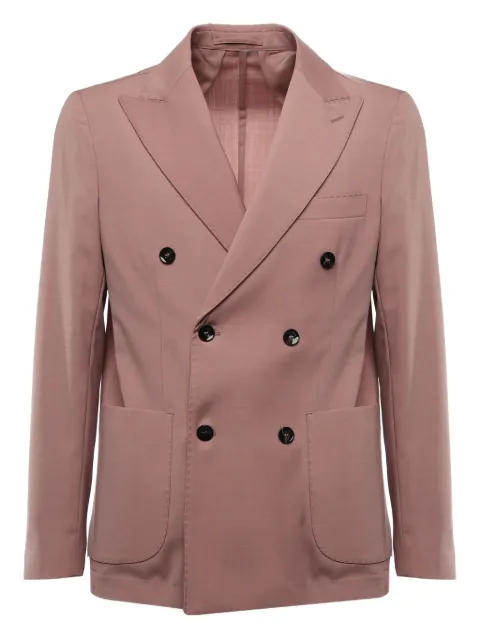 michael coal double-breasted blazer