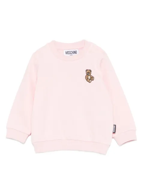 Moschino Kids Felpa con ricamo Teddy Bear