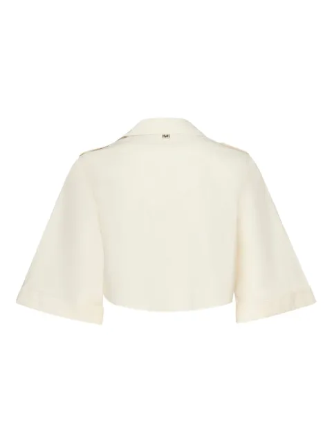 Marciano flap-pocket button cropped shirt