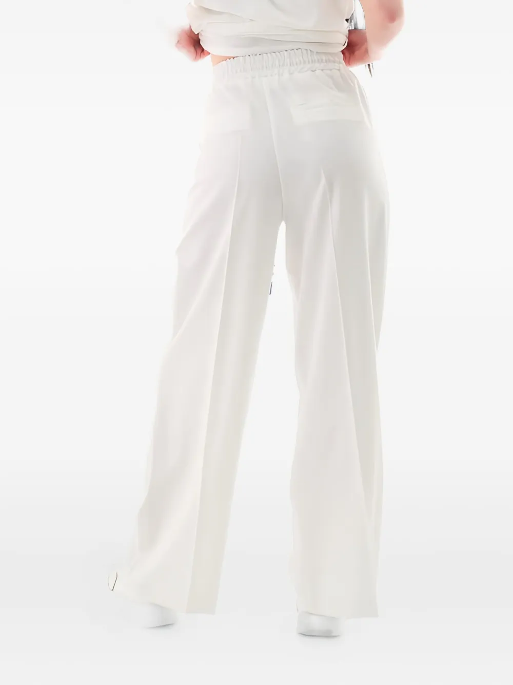 VICOLO drawstring wide-leg trousers - Wit