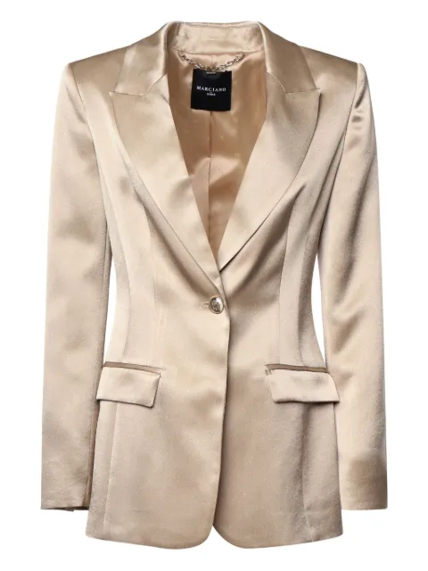 Marciano single-breasted satin blazer