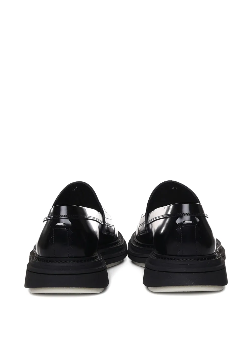 The Antipode penny leather loafers Black