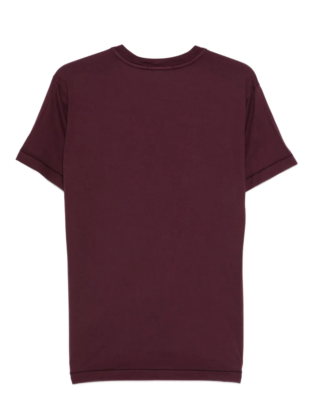Stone Island logo-patch T-shirt Paars