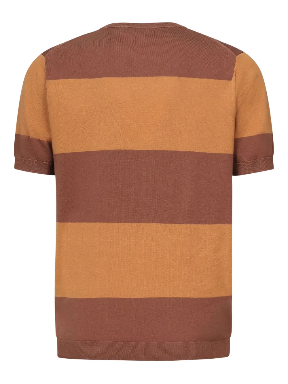 Sun68 Gestreept T-shirt Bruin