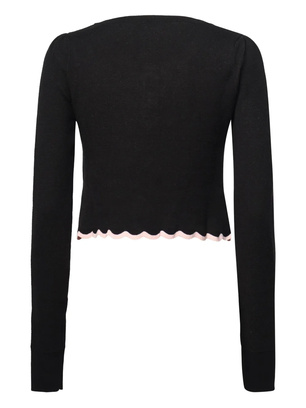 For Love And Lemons roses-detailling scallop-hem cardigan | Cardigans | Image 2