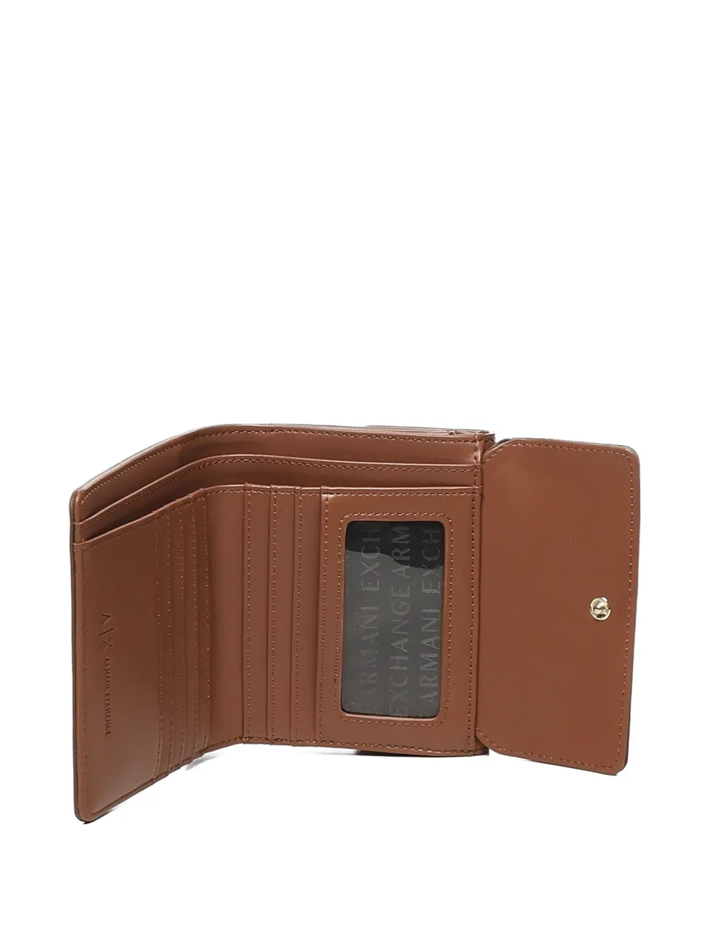 Armani Exchange Portemonnee met slot Bruin