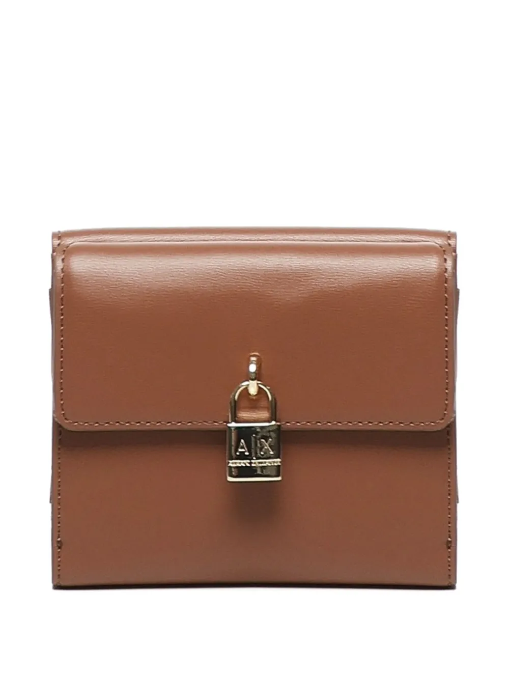 Armani Exchange Portemonnee met slot Bruin