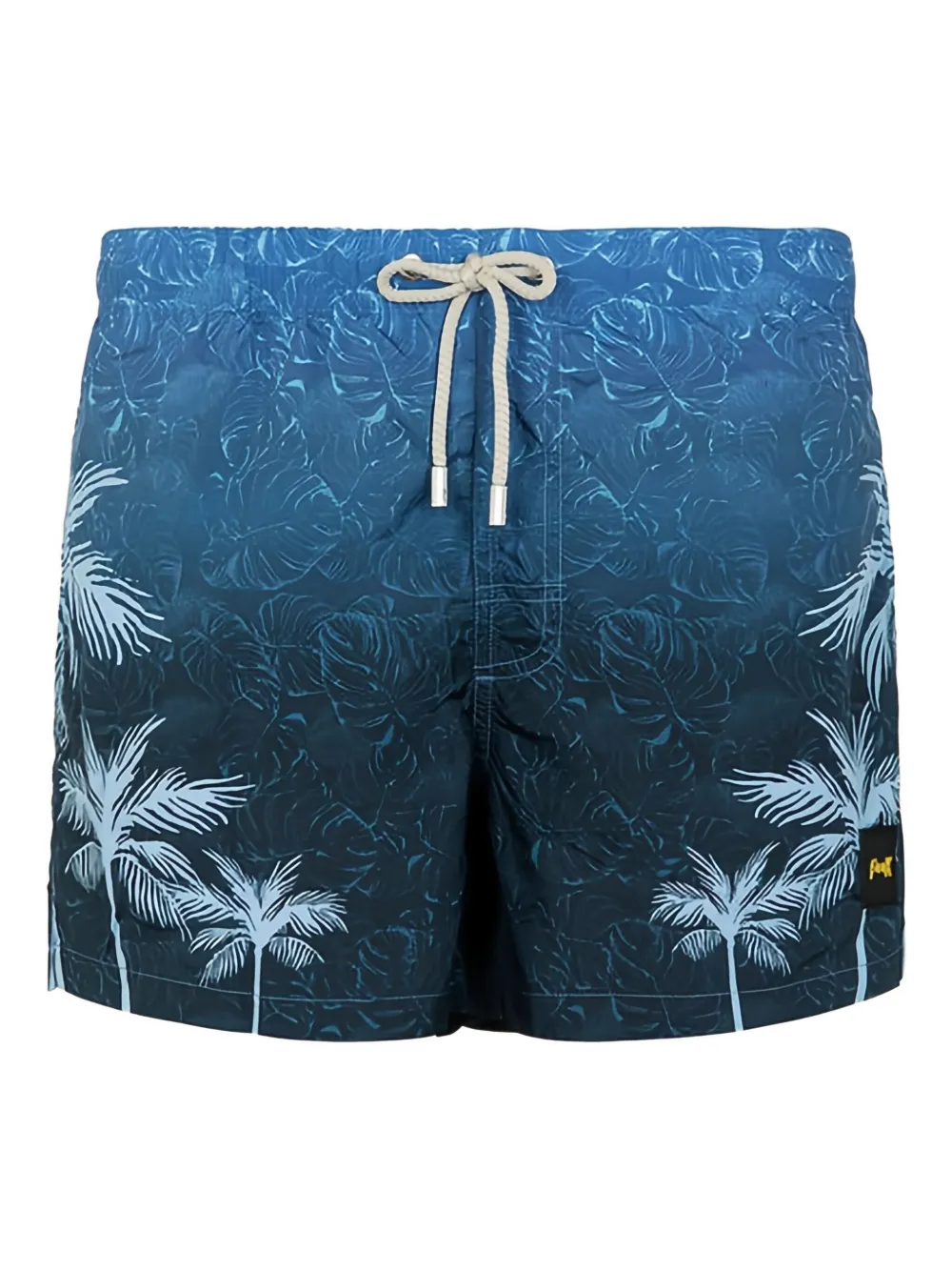 f**k  ombré palm-tree swim shorts | Blue | Image 1