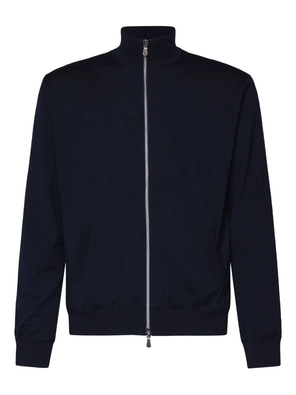 Fedeli turtleneck zip-front sweater Blauw