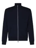 Fedeli turtleneck zip-front sweater - Blue