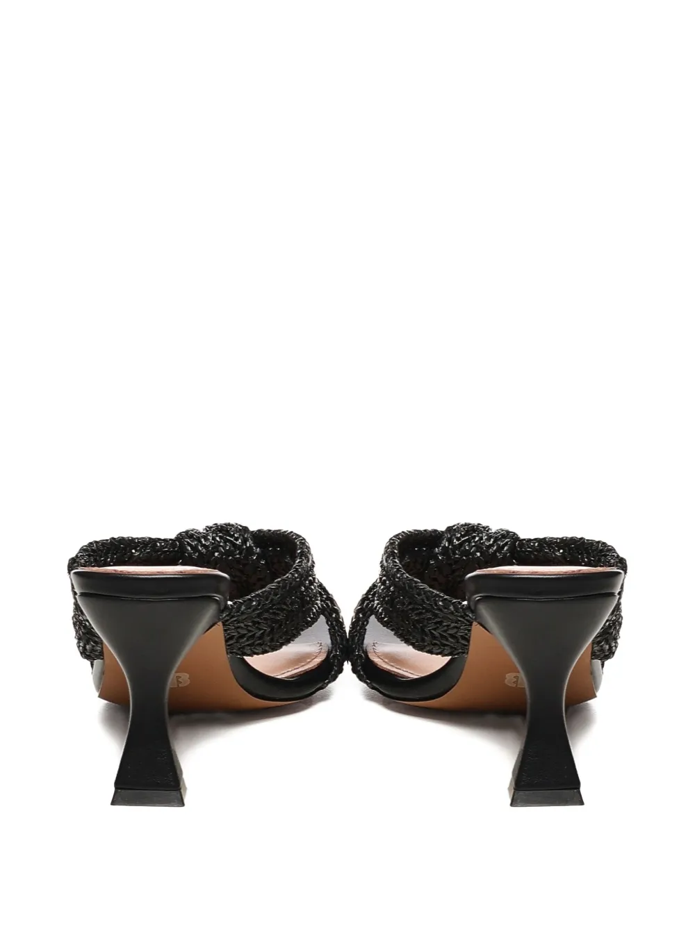 Bibi Lou 80mm knotted-detail sandals Black