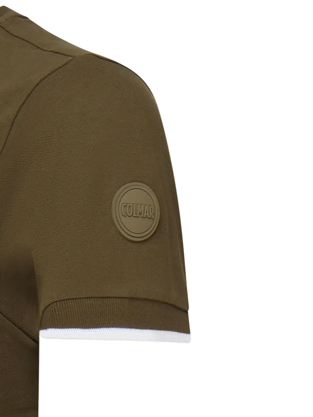 Colmar T-shirt met logopatch Bruin