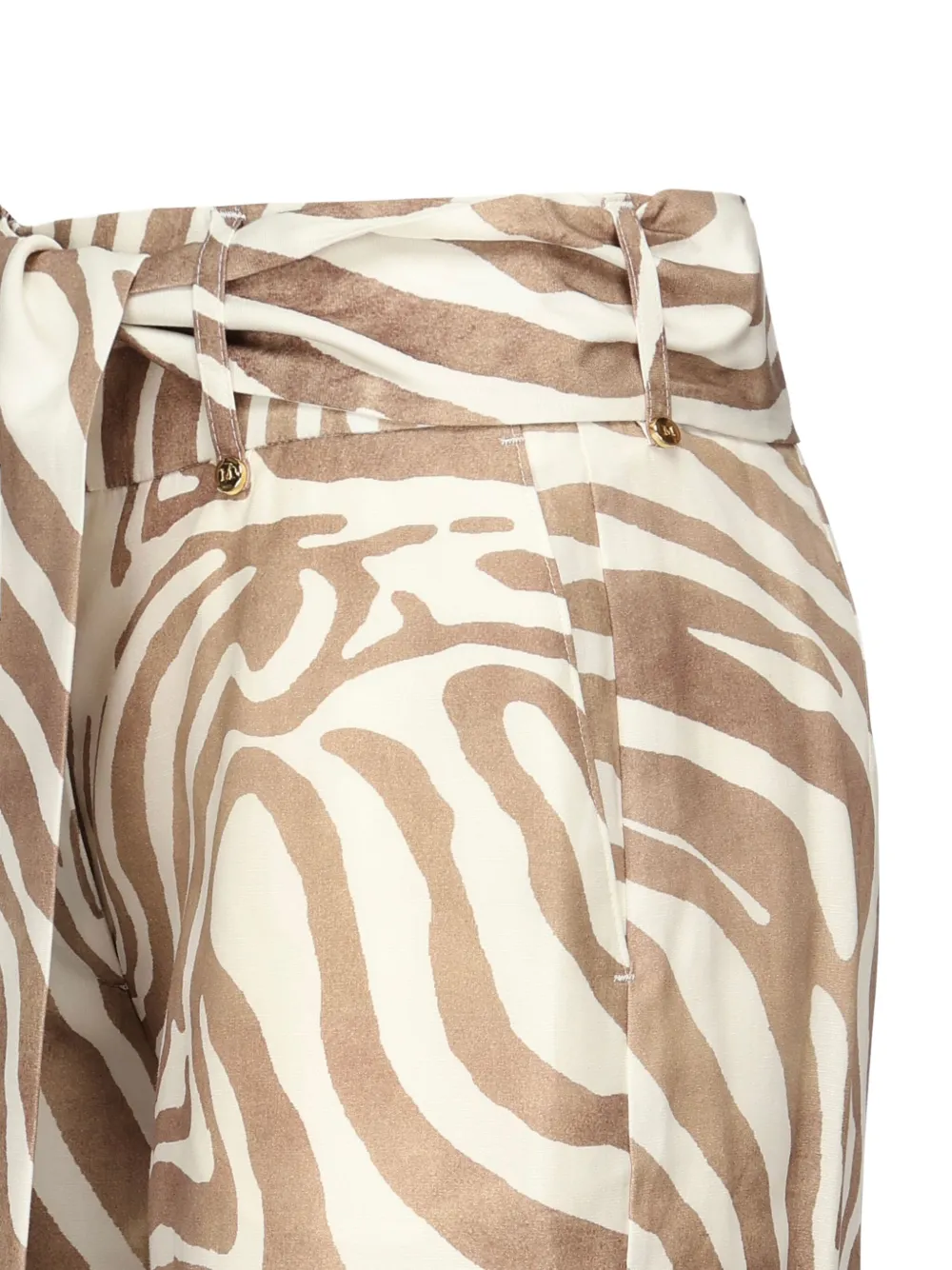 Marciano x Guess shorts met zebraprint en ceintuur Wit