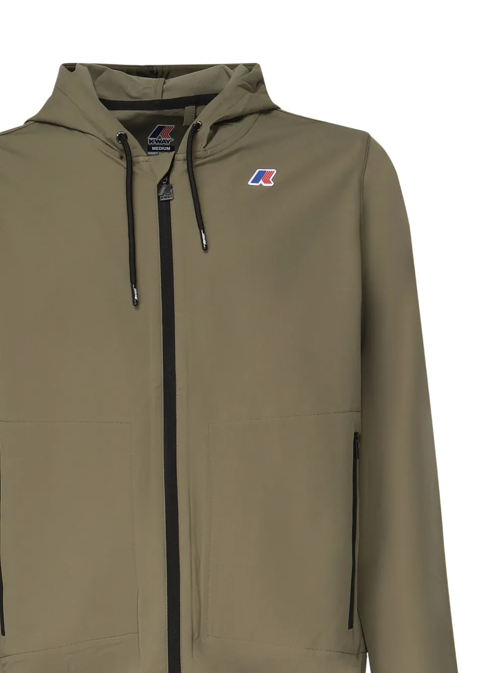 K-Way Bomberjack met logopatch Groen