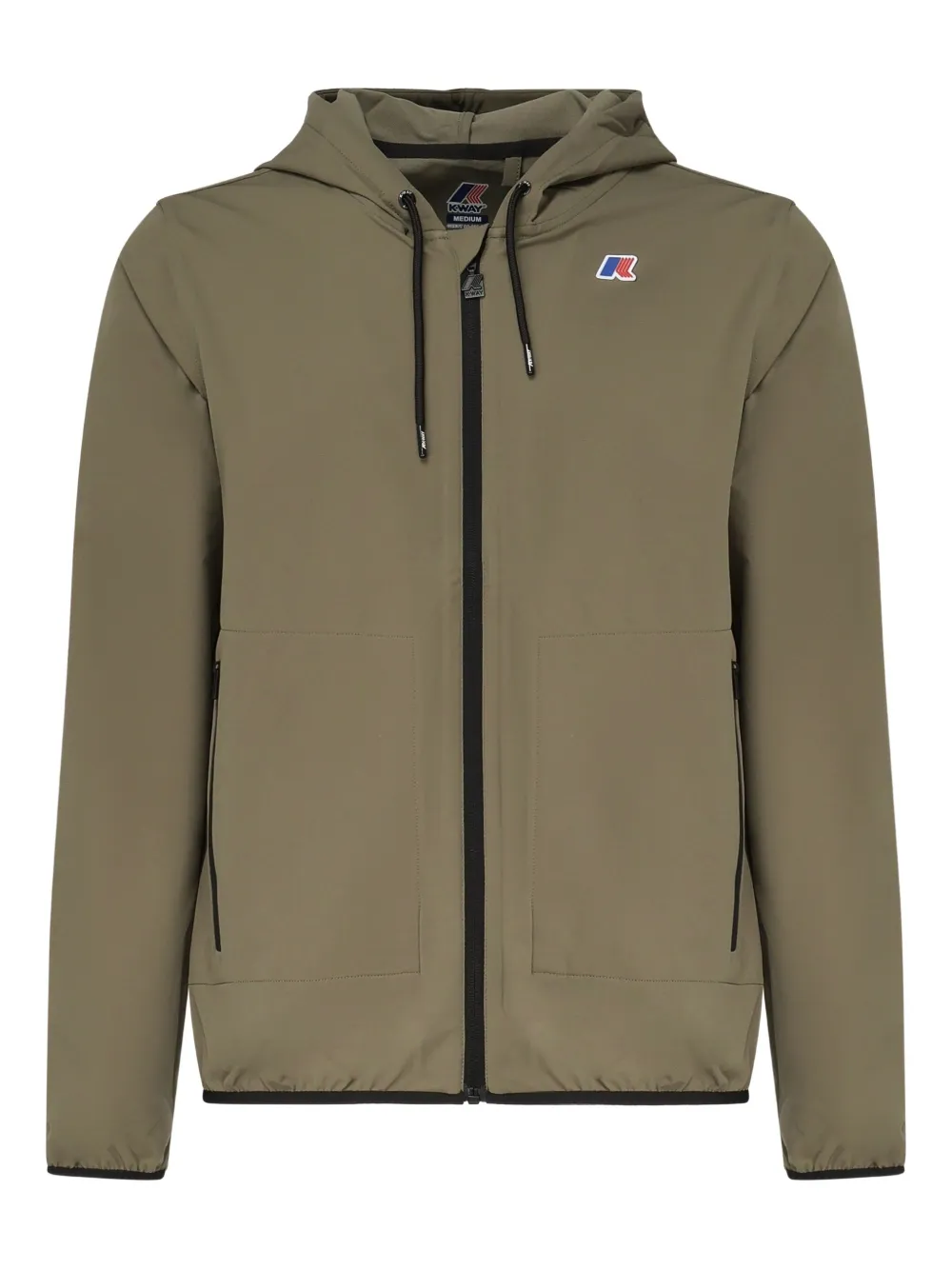 K-Way Bomberjack met logopatch Groen