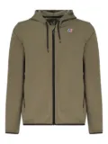 K-Way logo-patch bomber jacket - Green