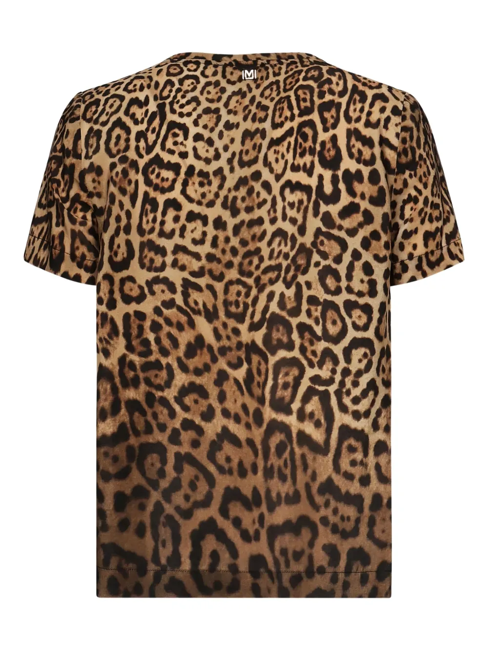 Marciano leopard-print short-sleeve T-shirt | Brown | Image 1