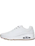 Skechers Uno - Stand On Air perforated lace-up low-top sneakers - White