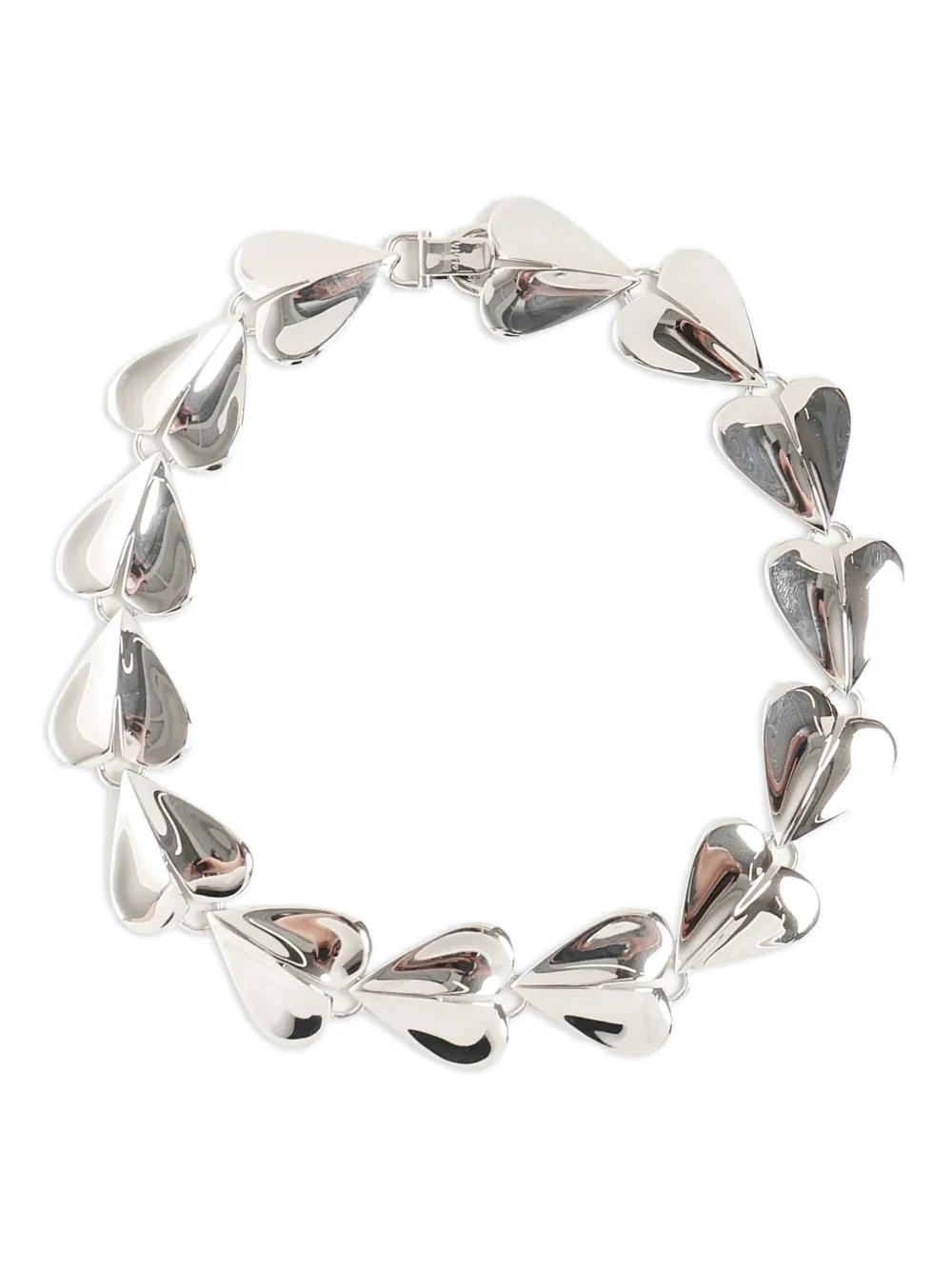 Alaïa heart-shaped necklace | Silver | Image 1