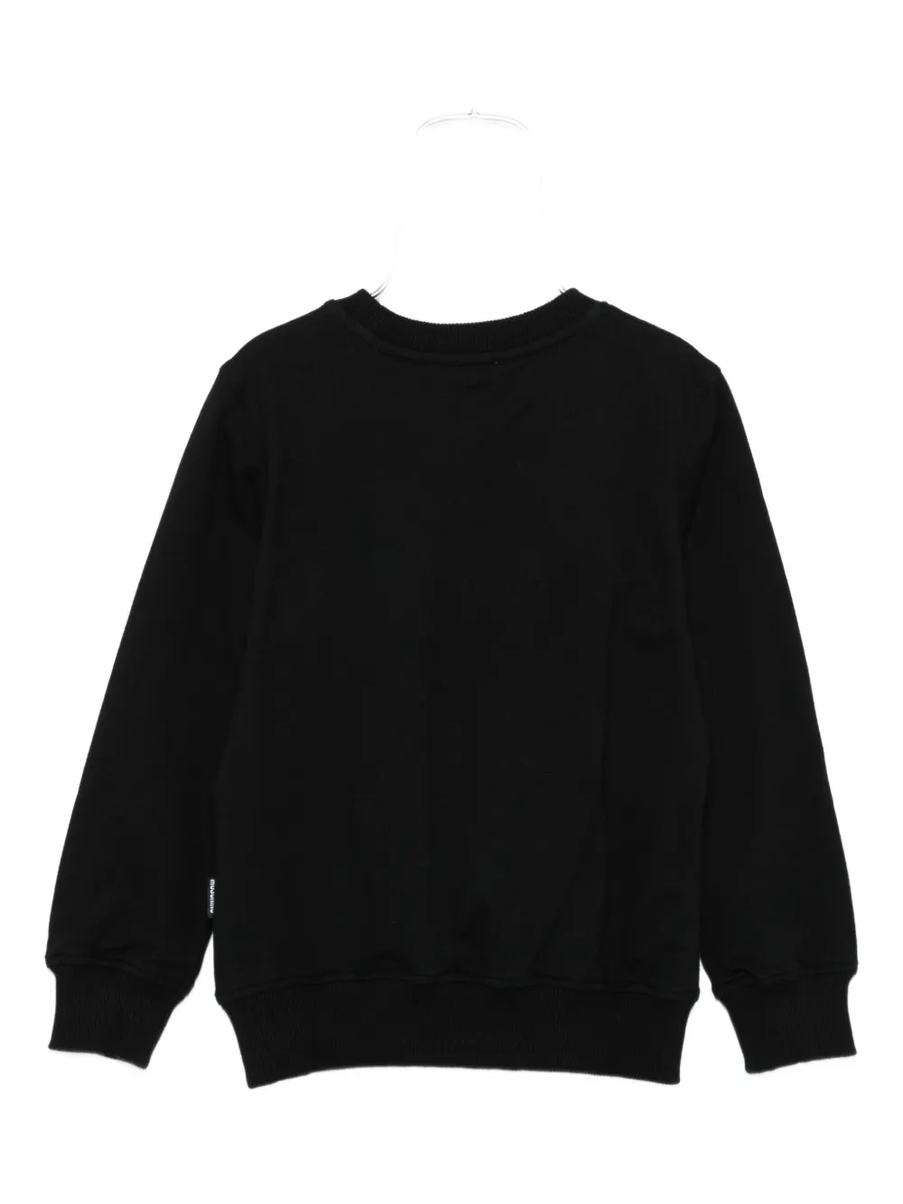 Moschino Kids bear-embroidered sweatshirt Zwart