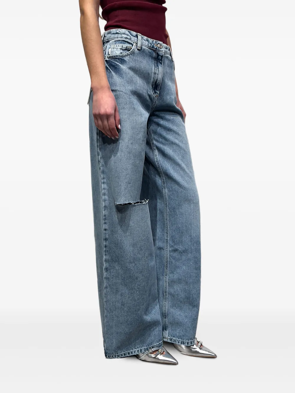 VICOLO Lexie knee-rip jeans | Wide-Leg Jeans | Image 2