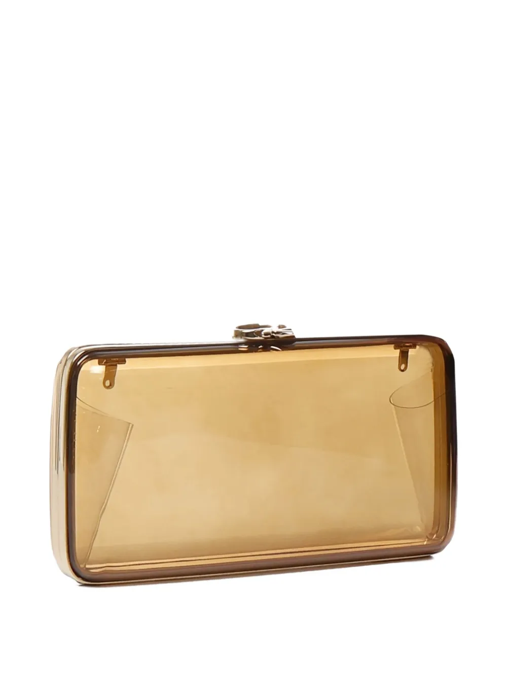 Gianvito Rossi Vetra clutch bag Bruin