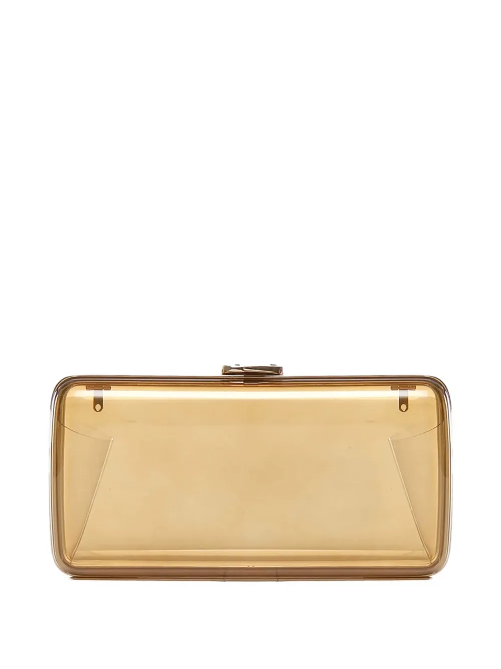 Gianvito Rossi Vetra clutch bag Bruin