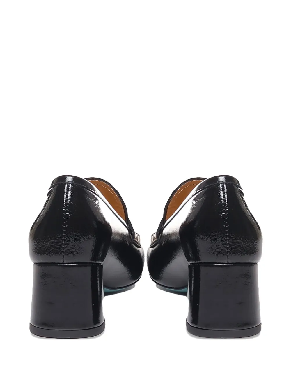 Fratelli Russo Patent Leather Block-heel Loafers