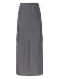 Ottod'Ame elasticated-waist cargo skirt - Grey