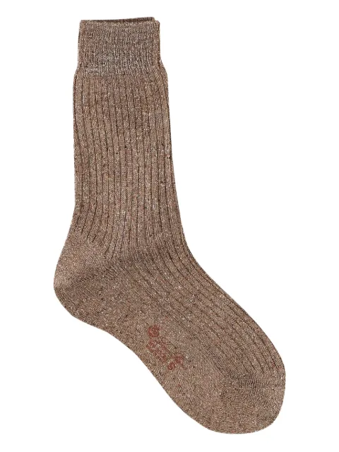 Loro Piana ribbed silk-blend socks