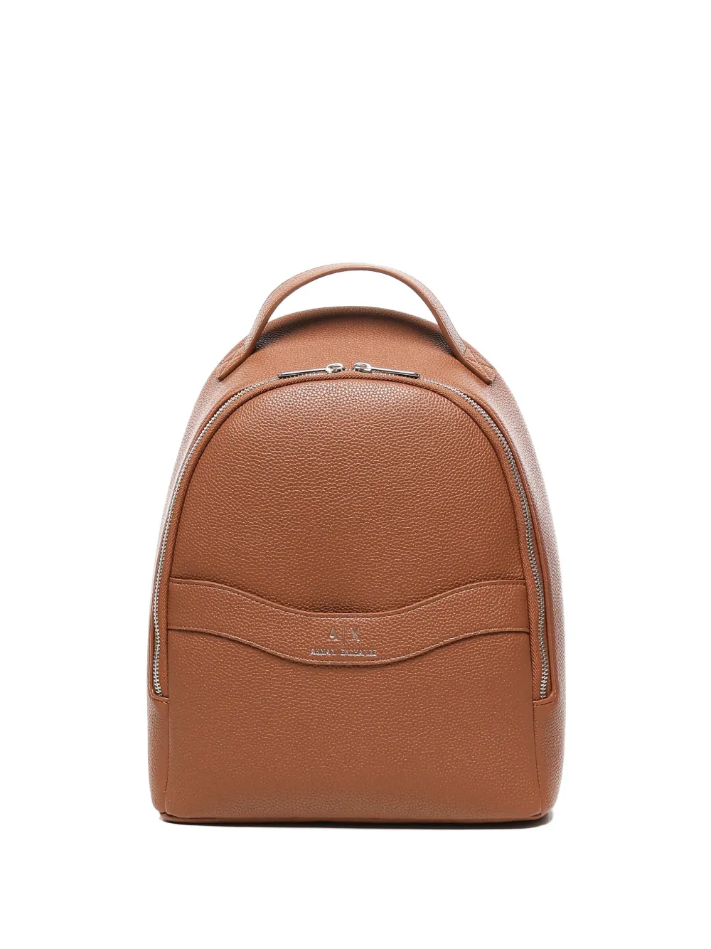 Armani Exchange small Garnet logo-embellishment top-handle backpack Bruin