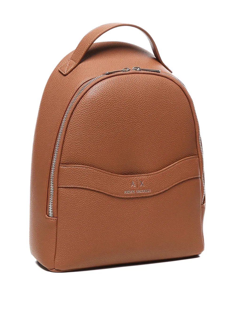 Armani Exchange small Garnet logo-embellishment top-handle backpack Bruin