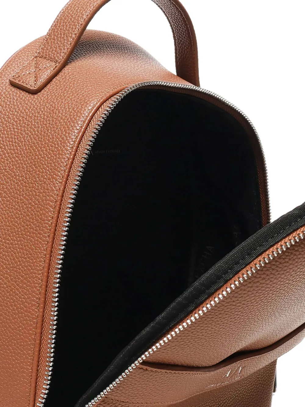 Armani Exchange small Garnet logo-embellishment top-handle backpack Bruin