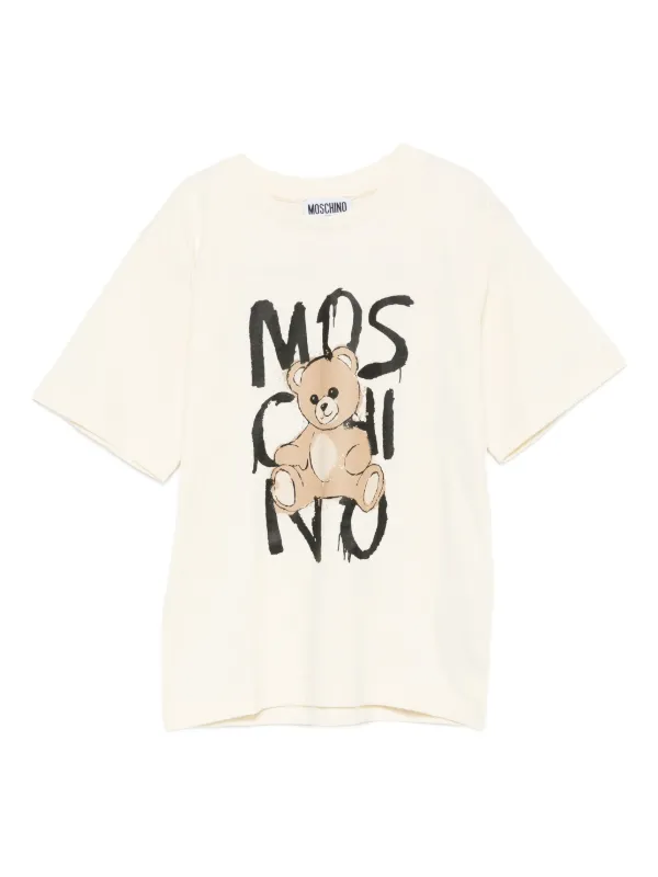 Moschino Kids テディベア Tシャツ | ニュートラル | FARFETCH JP