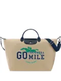 Longchamp logo-print tote bag - Neutrals