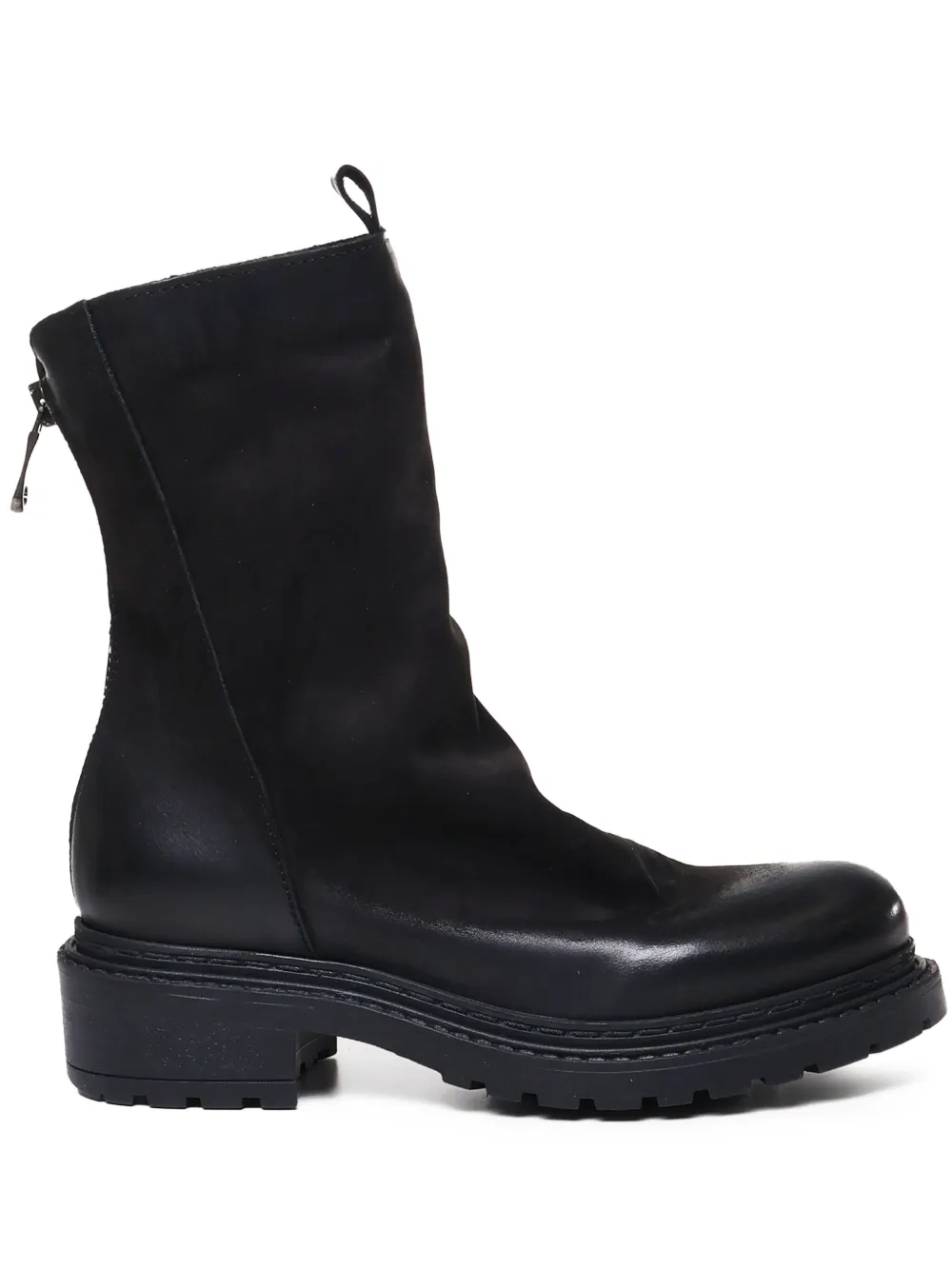 Metisse zip-fastening boots Black