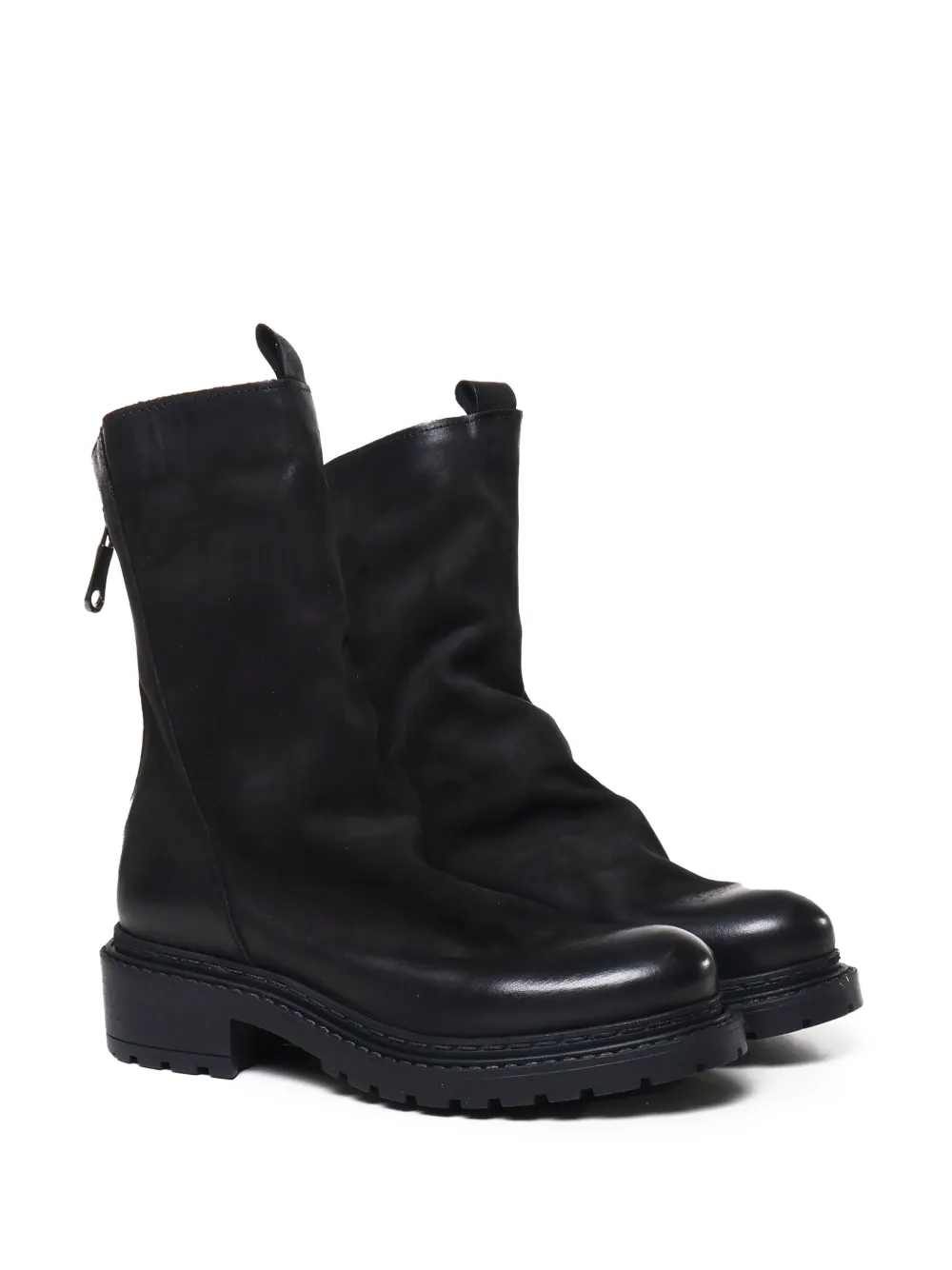 Metisse zip-fastening boots Black