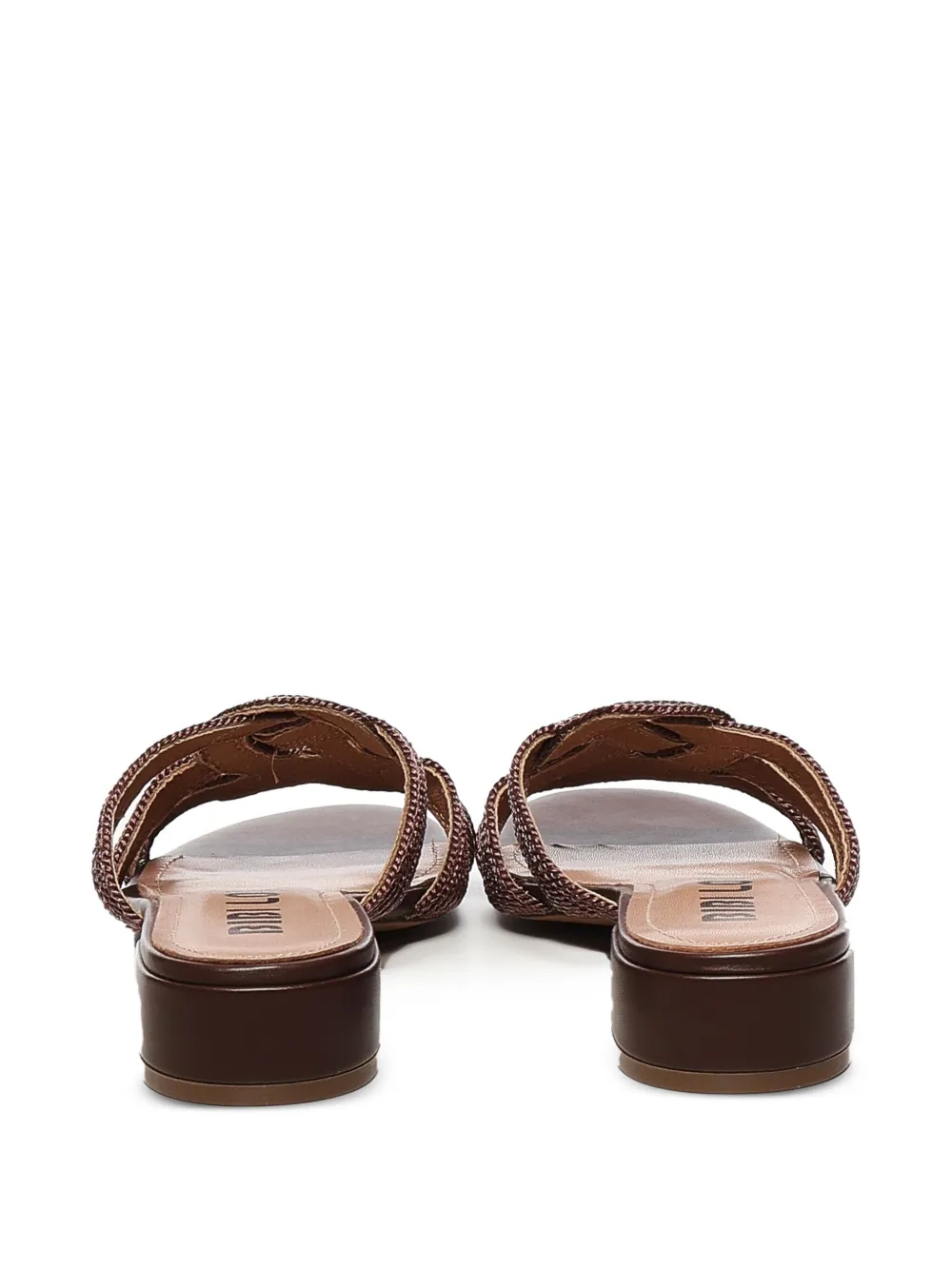 Bibi Lou 30mm braided-embellish sandals Brown